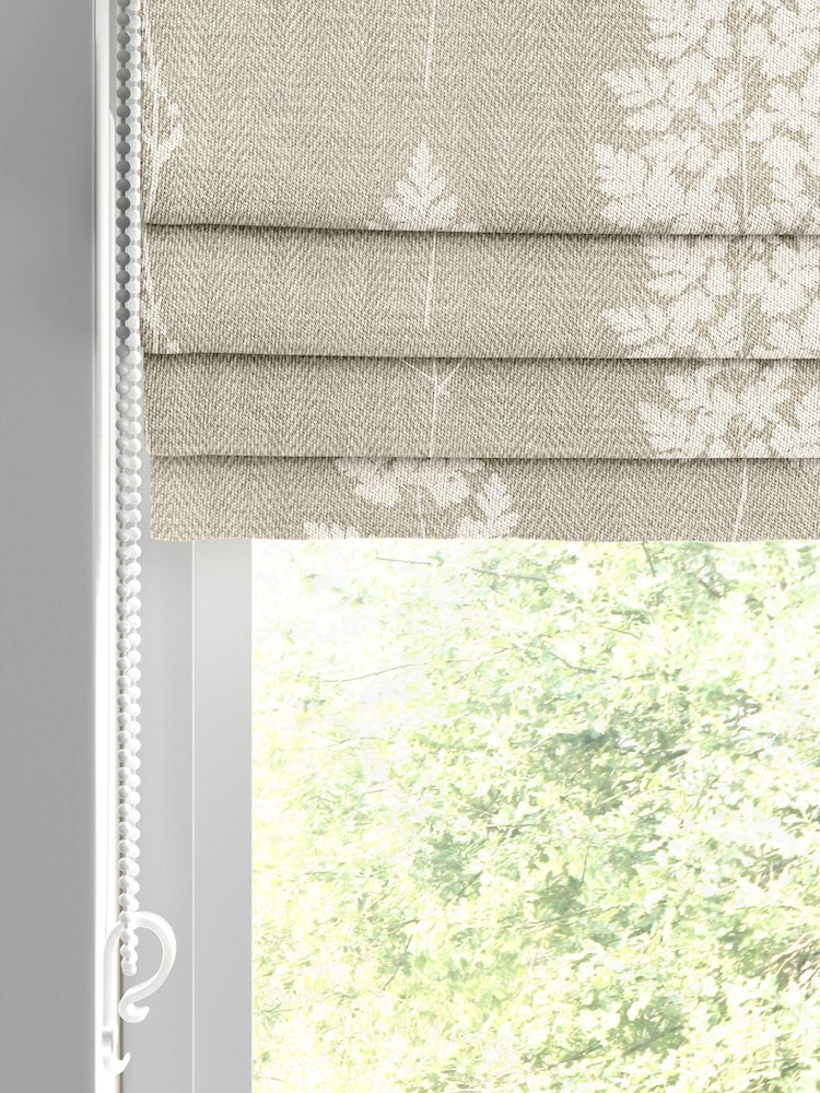 Emily Bond Natural 100% Cotton Tynesfield Made to Measure Roman Blinds - Image 2 of 6