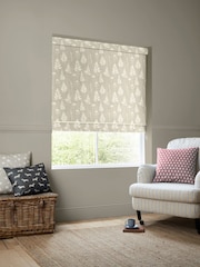 Emily Bond Natural 100% Cotton Tynesfield Made to Measure Roman Blinds - Image 5 of 6