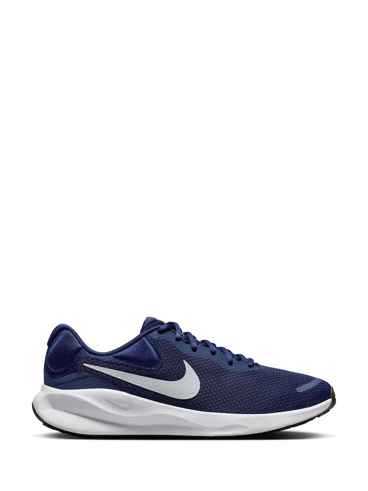 Темно-синий/белый - Nike Revolution 7 Roads Беговые кроссовки - Image 1 of 11