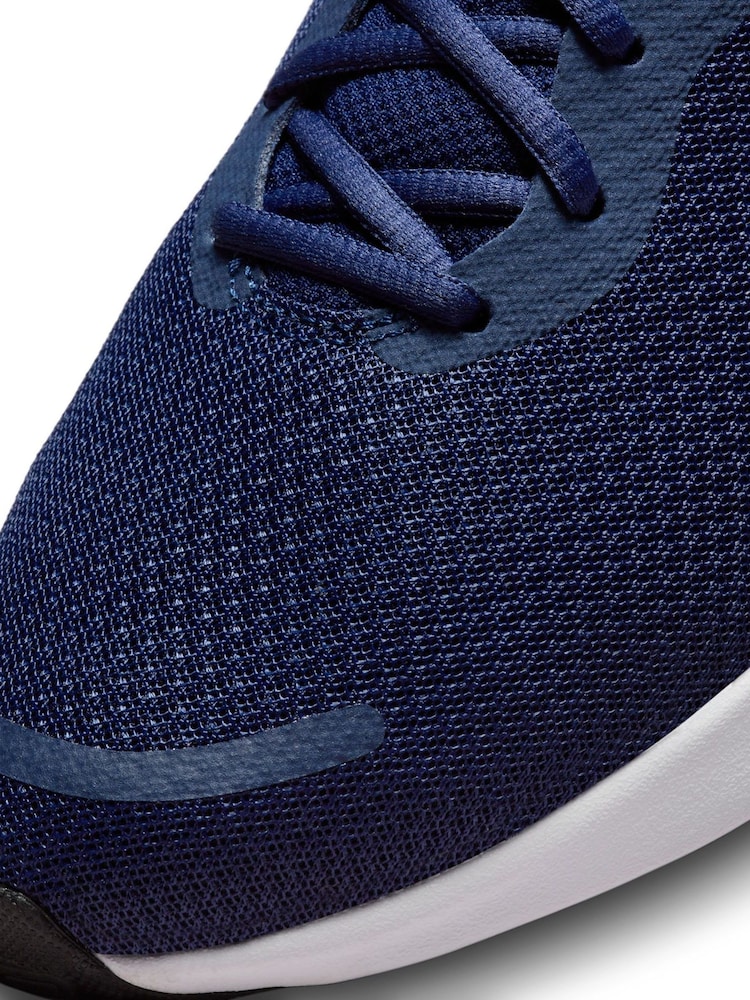 Nike Navy/White Revolution 7 Road Running Trainers - Image 10 of 11