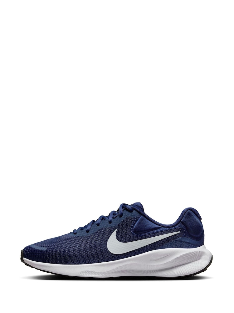 Темно-синий/белый - Nike Revolution 7 Roads Беговые кроссовки - Image 2 of 11