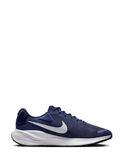 Темно-синий/белый - Nike Revolution 7 Roads Беговые кроссовки - Image 3 of 11