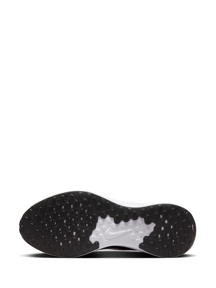 Nike Navy/White Revolution 7 Road Running Trainers - Image 8 of 11