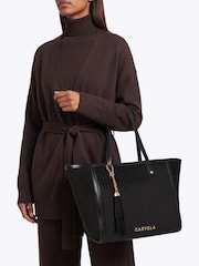 Carvela Black Minori Woven Tote Bag - Image 2 of 5