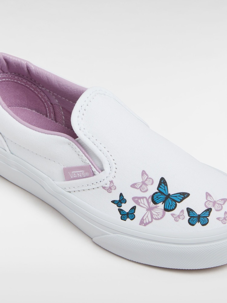 Vans Lila Klassische Slip-On-Sportschuhe für Mädchen - Bild 2 von 4 Vans Lila Klassische Slip-On-Sportschuhe für Mädchen - Bild 2 von 4