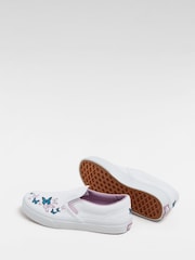 Vans Purple Girls Classic Slip-On Trainers - Image 3 of 4