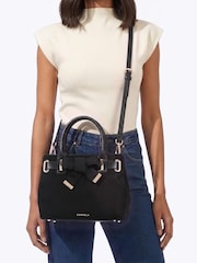 Carvela Black Mini Maria Tempt Bow Bag - Image 2 of 5