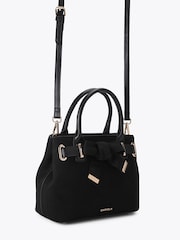 Carvela Black Mini Maria Tempt Bow Bag - Image 3 of 5