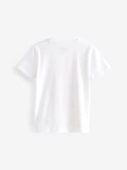 White Pikachu 100% Cotton Pokémon License Short Sleeve T-Shirt (4-16yrs) - Image 2 of 3