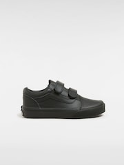 Vans Kids Old Skool Hook and Loop Classic Tumble Trainers - Image 2 of 5