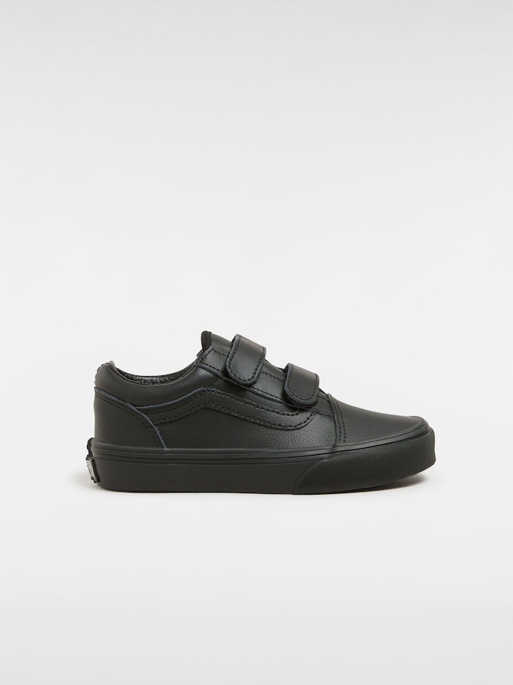 Vans Kids Old Skool Hook and Loop Classic Tumble Trainers - Image 2 of 5 Vans Kids Old Skool Hook and Loop Classic Tumble Trainers - Image 2 of 5