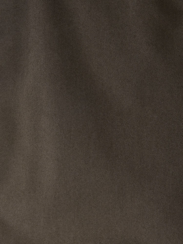 Chocolate Brown Relaxed Fit Utility Chino 100% Cotton Trousers - Image 10 of 10