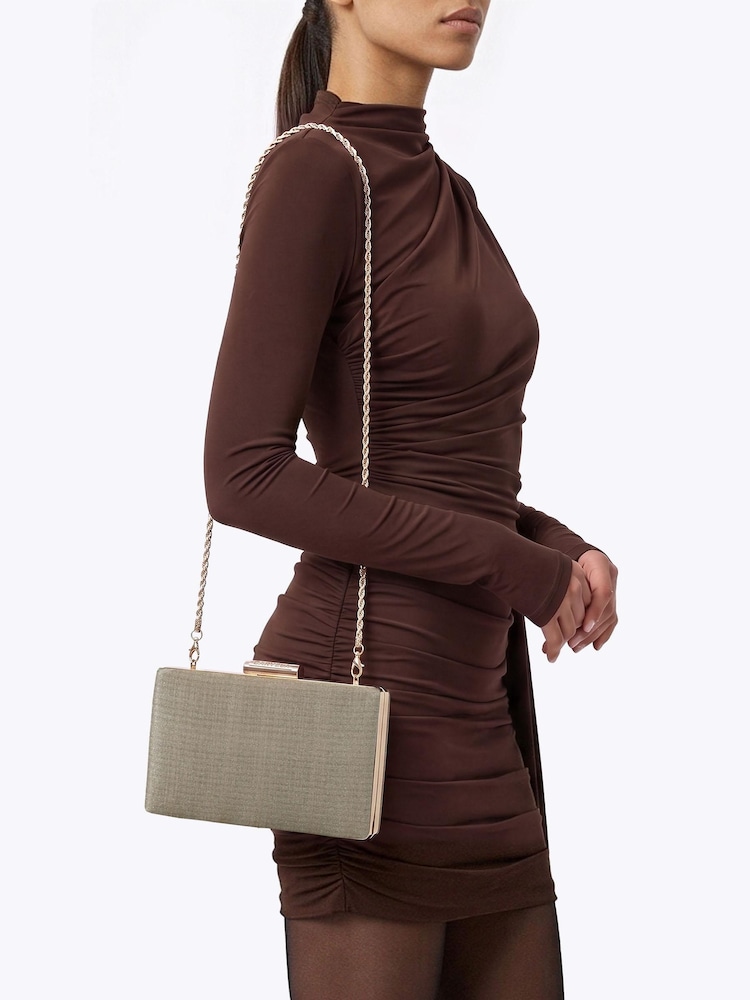 Carvela Cream Palio Hard Embellished Clutch Bag - Image 2 of 5 Carvela Cream Palio Hard Embellished Clutch Bag - Image 2 of 5