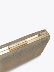 Carvela Cream Palio Hard Embellished Clutch Bag - Image 5 of 5