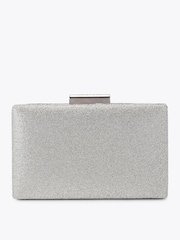 Carvela Silver Palio Hard Embellished Clutch Bag - Image 1 of 5