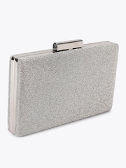 Carvela Silver Palio Hard Embellished Clutch Bag - Image 4 of 5