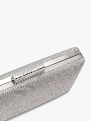 Carvela Silver Palio Hard Embellished Clutch Bag - Image 5 of 5