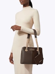 Carvela Mid Brown Mini Cammie Shoulder Bag - Image 2 of 5