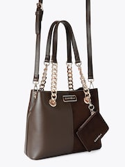 Carvela Mid Brown Mini Cammie Shoulder Bag - Image 3 of 5