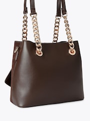 Carvela Mid Brown Mini Cammie Shoulder Bag - Image 4 of 5