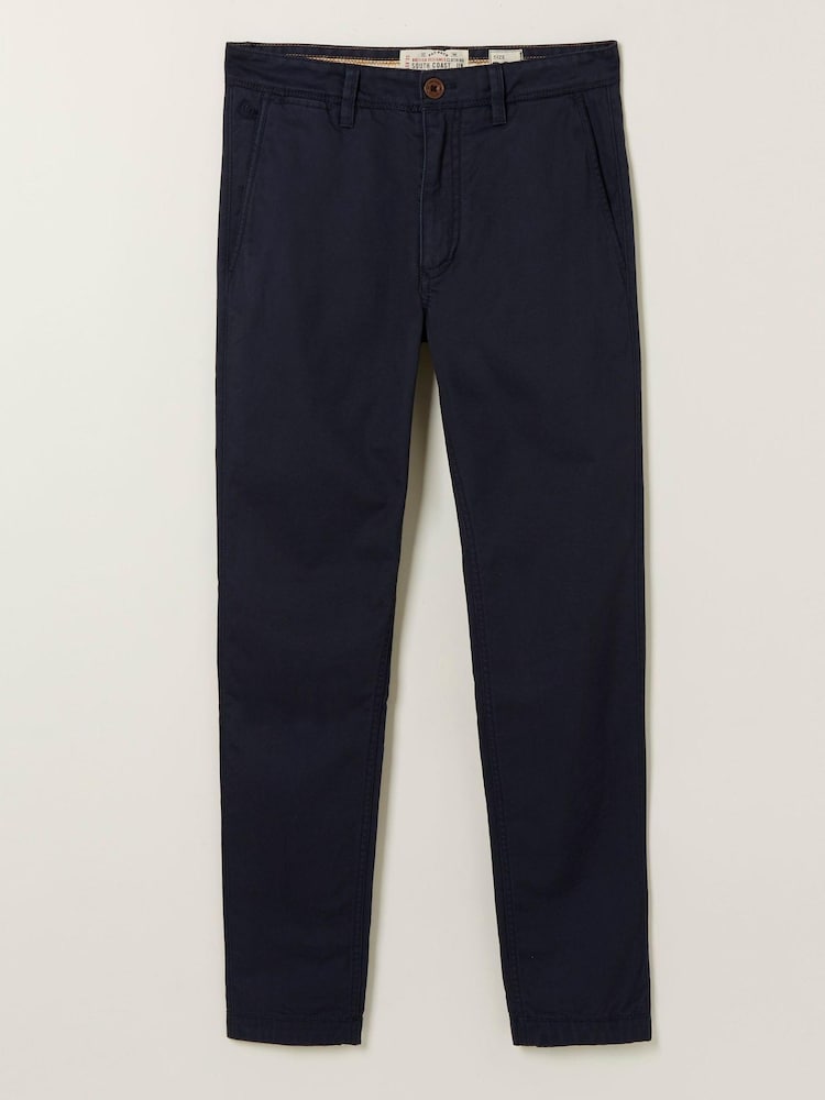 FatFace Blue Slim Coastal Chinos - Image 1 of 1 FatFace Blue Slim Coastal Chinos - Image 1 of 1