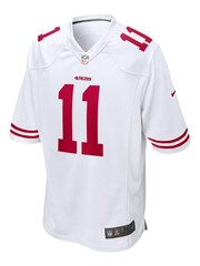 Nike White NFL San Francisco 49ers Game Road Jersey - Brandon Aiyuk Youth - Image 2 of 3