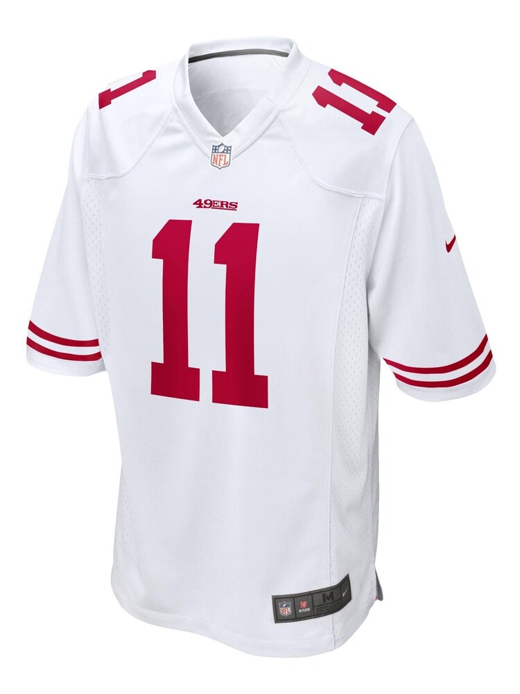Nike White NFL San Francisco 49ers Game Road Jersey - Brandon Aiyuk Youth - Image 2 of 3
