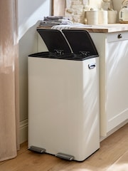 60L 3 Compartment Soft Close Pedal Bin - Image 3 de 6