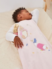 JoJo Maman Babé Flopsy Bunny Appliqué Toddler 2.5 Saco de dormir Tog - Imagem 1 de 3