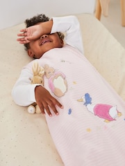 JoJo Maman Babé Flopsy Bunny Appliqué Toddler 2.5 Saco de dormir Tog - Imagem 2 de 3