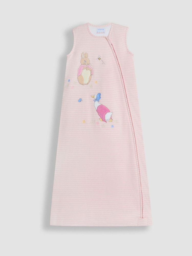 JoJo Maman Babé Flopsy Bunny Appliqué Toddler 2.5 Saco de dormir Tog - Imagem 3 de 3