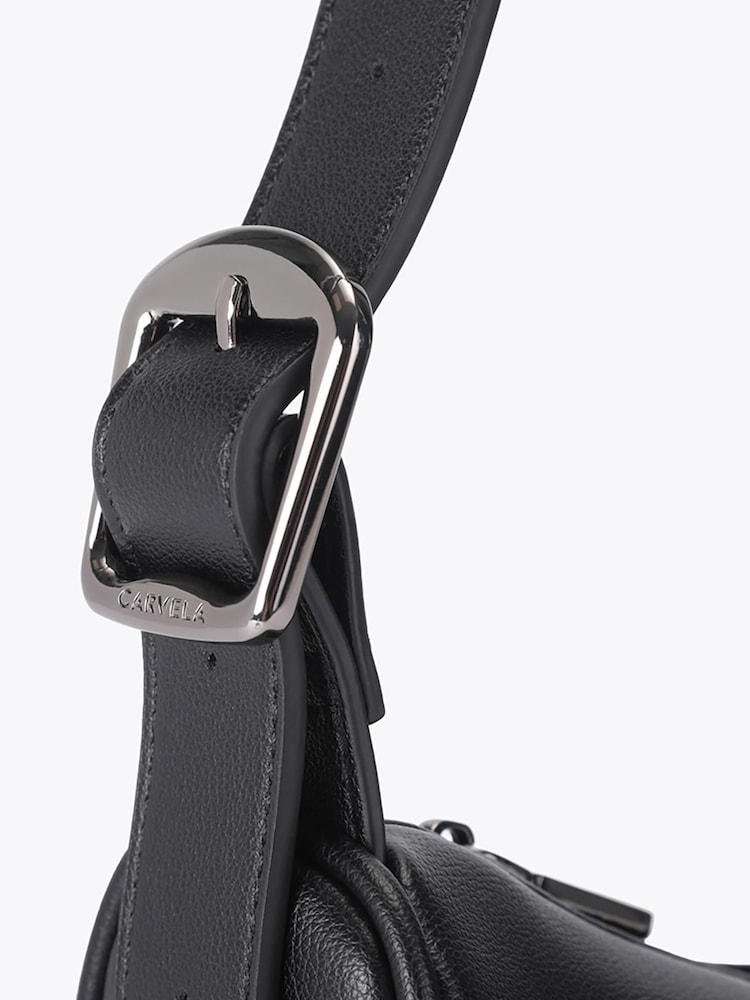 Carvela Black Livia Scoop Shoulder Bag - Image 5 of 5 Carvela Black Livia Scoop Shoulder Bag - Image 5 of 5