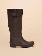 Joules Houghton Chocolate Brown Adjustable Tall Wellies - Image 3 of 6