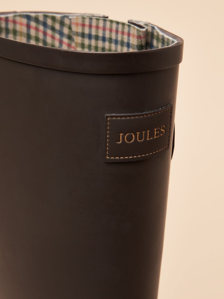 Joules Houghton Chocolate Brown Adjustable Tall Wellies - Image 5 of 6