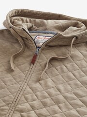 Neutral Quilted Sweatshirt Hoodie - Image 7 of 7