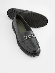 Schwarz - Forever Comfort® Loafer mit Ketten- und Quastendetails - Bild 6 von 8