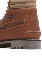 Timberland Authentic Mid Lace Boat Shoe Style Boots - Image 8 of 8