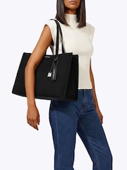 Carvela Black Juno Whipstitch Tote Bag - Image 2 of 5