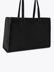 Carvela Black Juno Whipstitch Tote Bag - Image 4 of 5