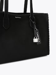 Carvela Black Juno Whipstitch Tote Bag - Image 5 of 5