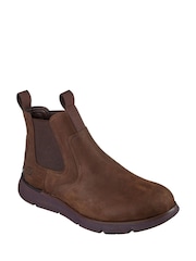 Skechers Brown Mens Augustino Boots - Image 2 of 3
