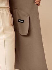 Emme by Marella Neutral Antonia Jersey Trench Coat - Image 6 of 6