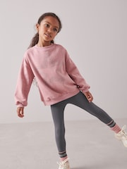 Pink Sparkle Pink Sparkle Crew Top and Leggings Set (3-16yrs) - Image 1 of 7