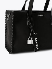 Carvela Black Juno Whipstitch Mini Bag - Image 5 of 5