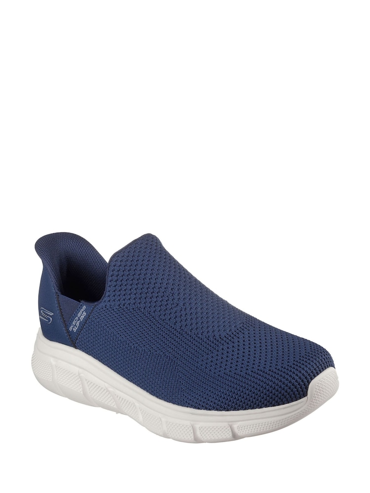 Blue - Skechers Bobs B Flex Slip In Trainers - Image 1 of 5 Blue - Skechers Bobs B Flex Slip In Trainers - Image 1 of 5