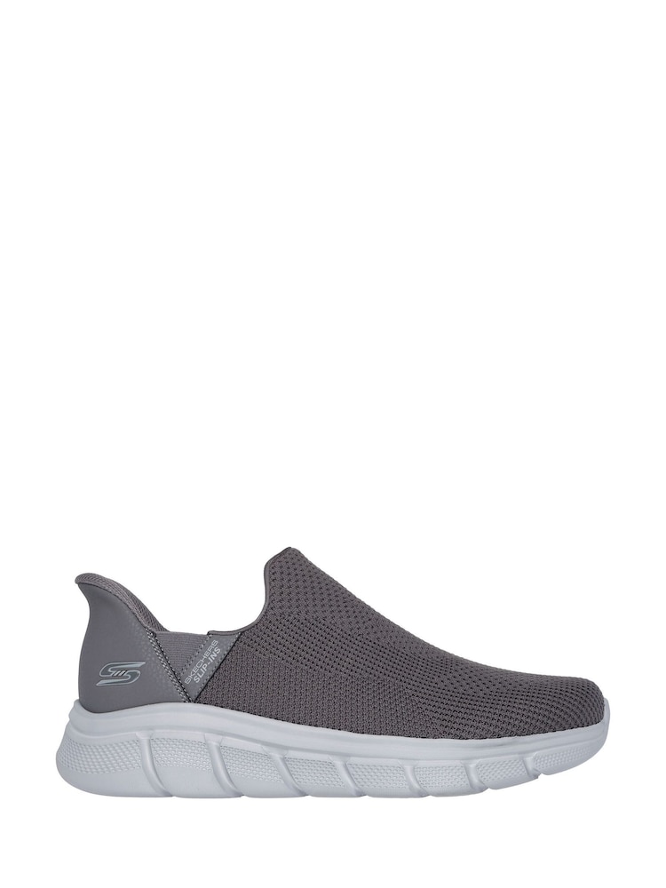 Grey - Skechers Bobs B Flex Slip In Trainers - Image 1 of 5 Grey - Skechers Bobs B Flex Slip In Trainers - Image 1 of 5