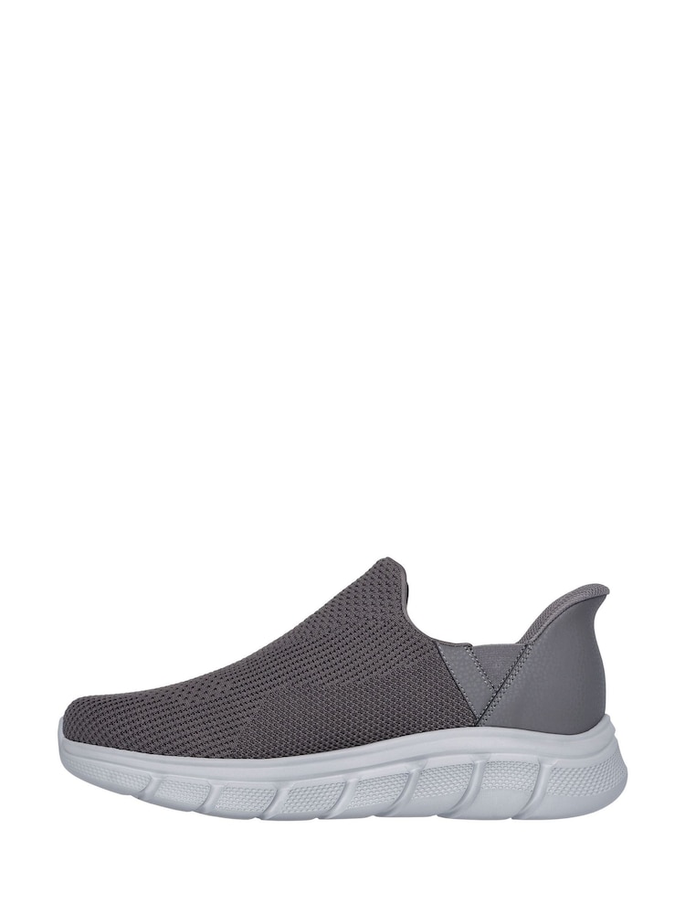 Grey - Skechers Bobs B Flex Slip In Trainers - Image 2 of 5 Grey - Skechers Bobs B Flex Slip In Trainers - Image 2 of 5