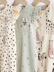 Black/White Baby Rompers 3 Pack - Image 6 of 10