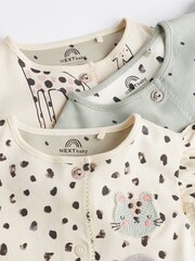 Black/White Baby Rompers 3 Pack - Image 7 of 10