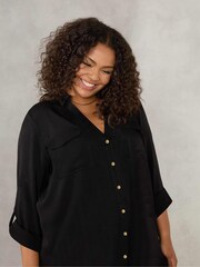 Live Unlimited Black Military Shirt - Image 3 of 4